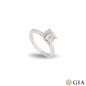 Platinum Round Brilliant Cut Diamond Ring 1.70ct I/VS2 XXX Platinum Round Brilliant Cut Diamond Ring 1.70ct I/VS2 XXX